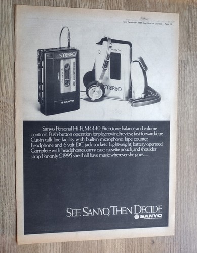 Sanyo personal advert - personal,