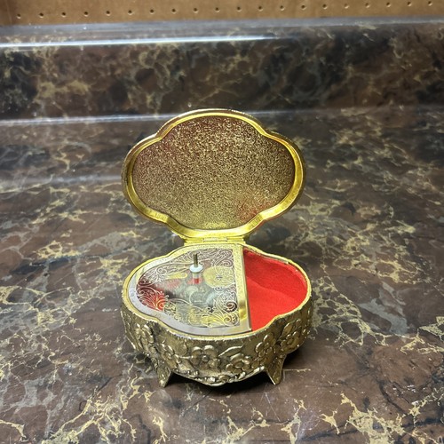 Vintage sanyo music - box, brass