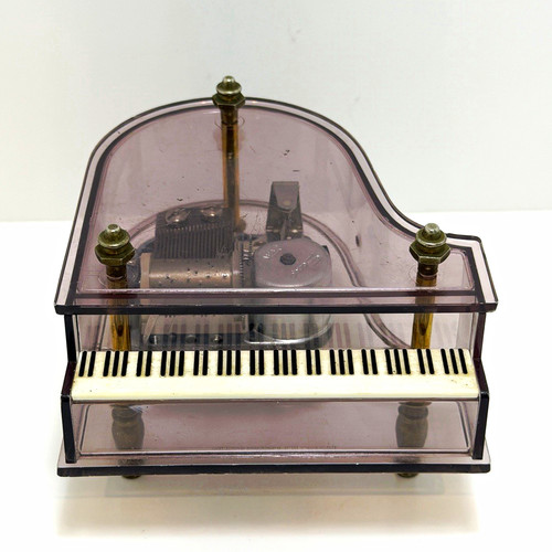 Vintage smoked purple lucite - smoked,