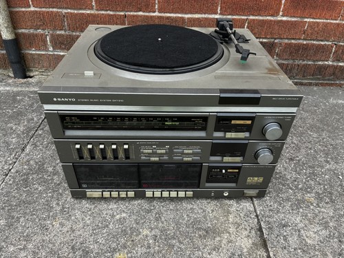 Sanyo stereo music system with - music,