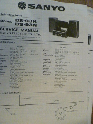 Sanyo 93k 93n - ds-93k,