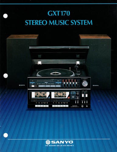 Sanyo gxt170 music - system,